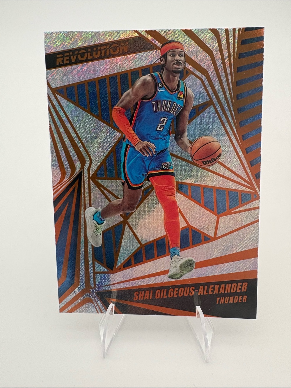 Shai Gilgeous-Alexander Thunder 5-Card Lot 🔥Bomb Squad/Prizm/Revolution/Topps🔥 - Picture 6 of 11